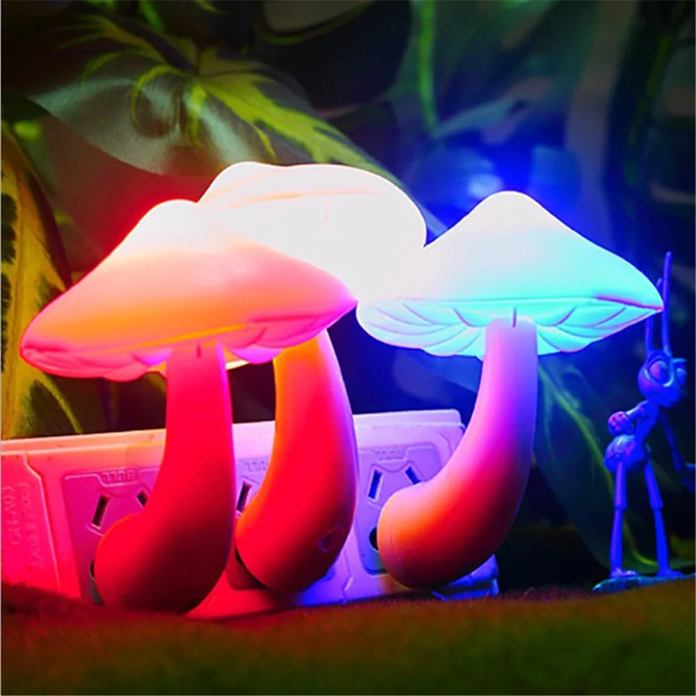 Mushroom Wall Socket Led Light