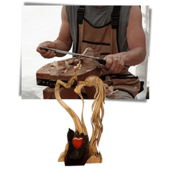 Love Eternal Wooden Decoration Ornaments