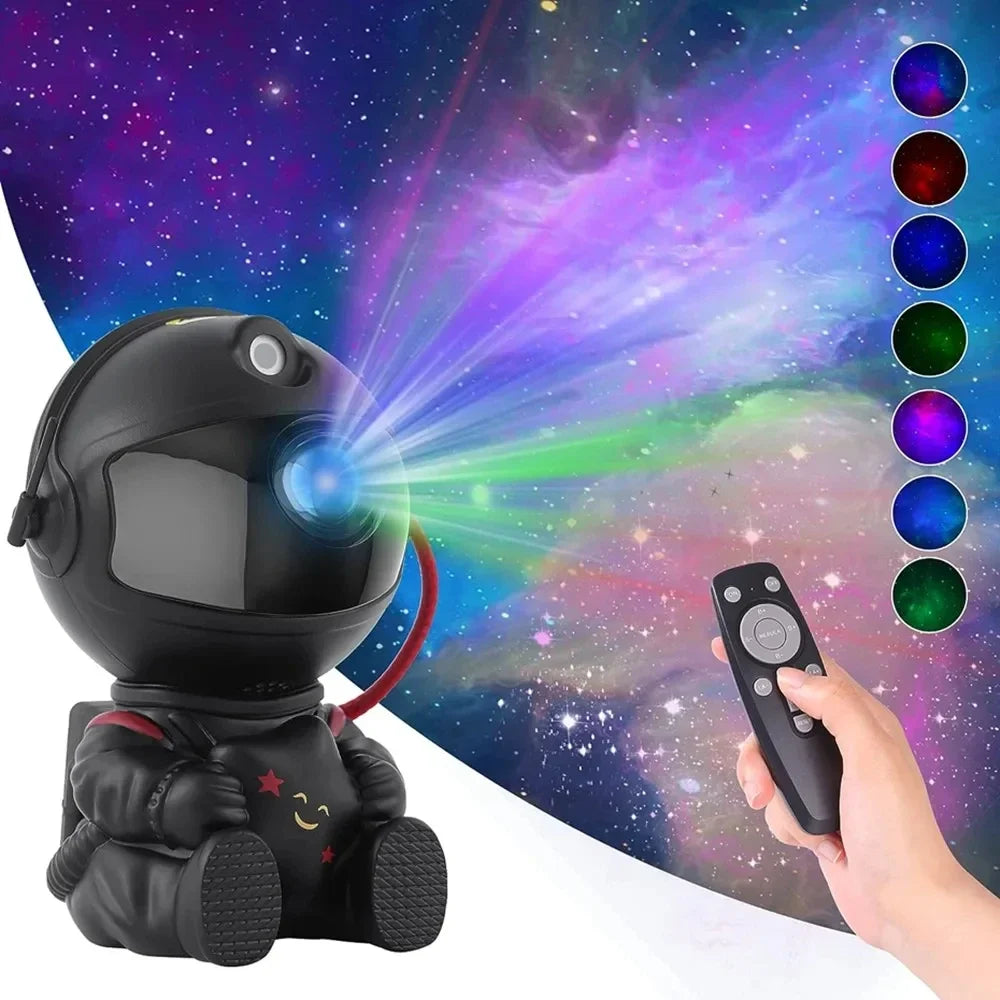 Astronaut Galaxy Night Light Stars Projector