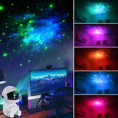 Astronaut Galaxy Night Light Stars Projector