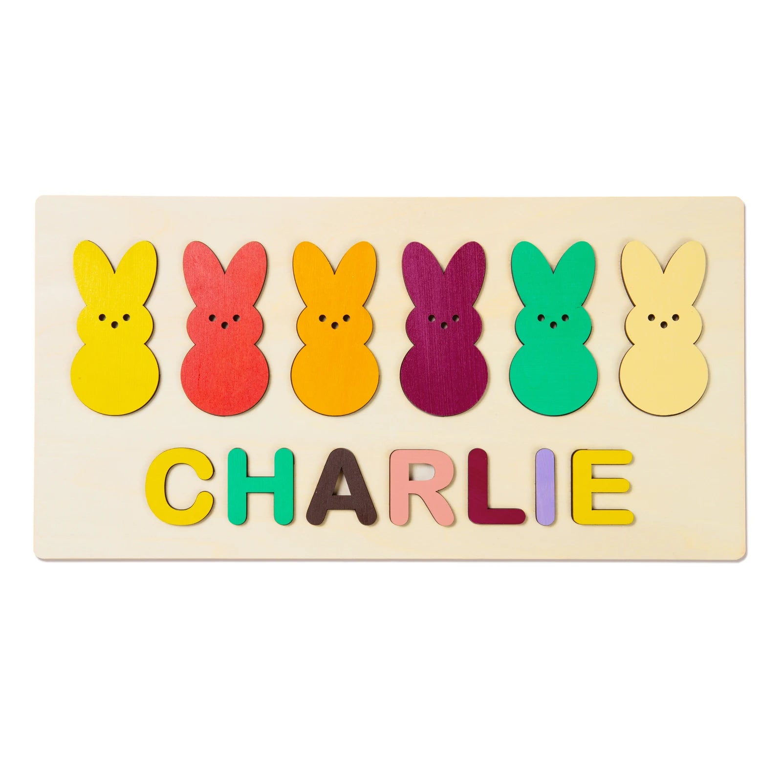 Personalized Wooden Custom Animal Name Puzzle
