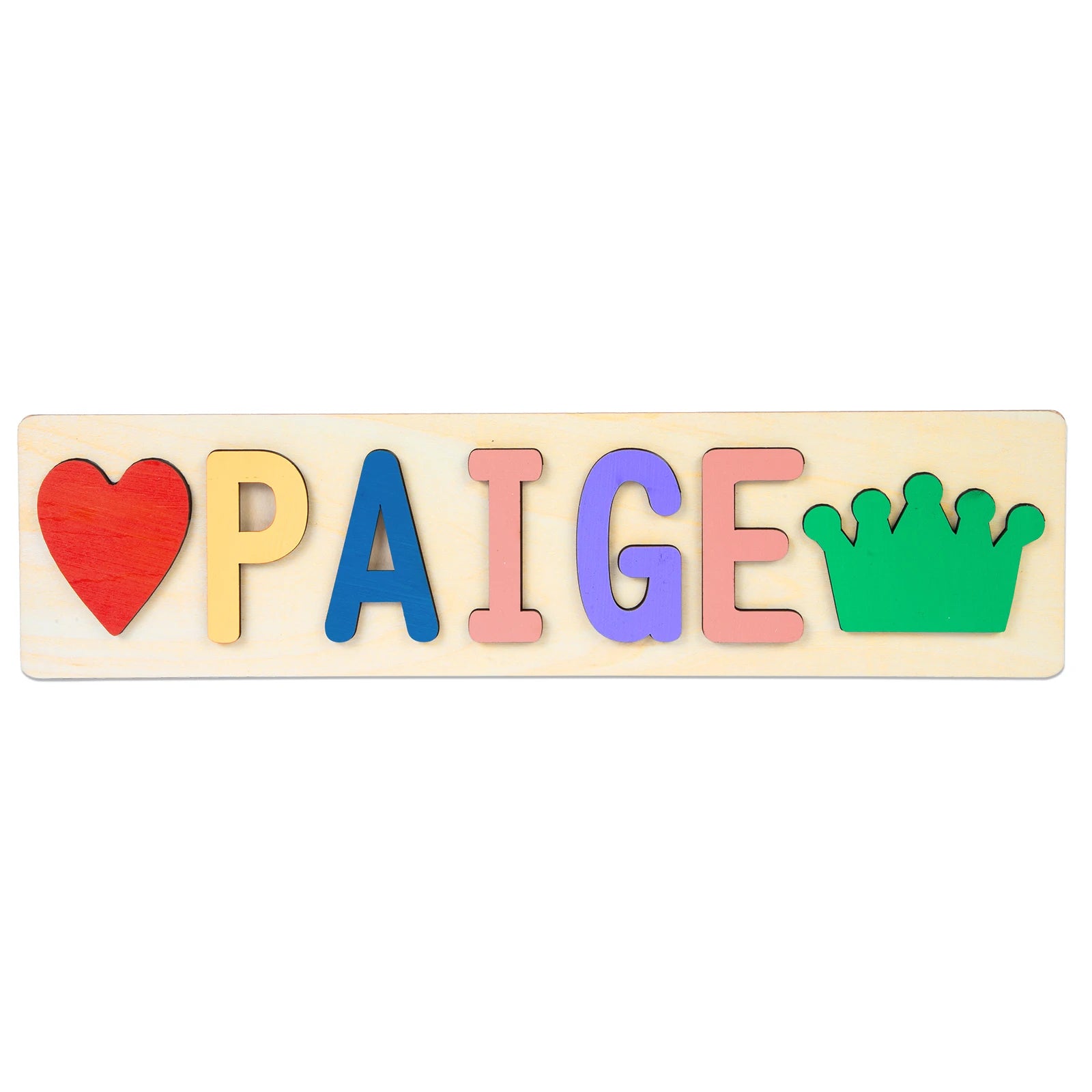 Personalized Wooden Custom Animal Name Puzzle
