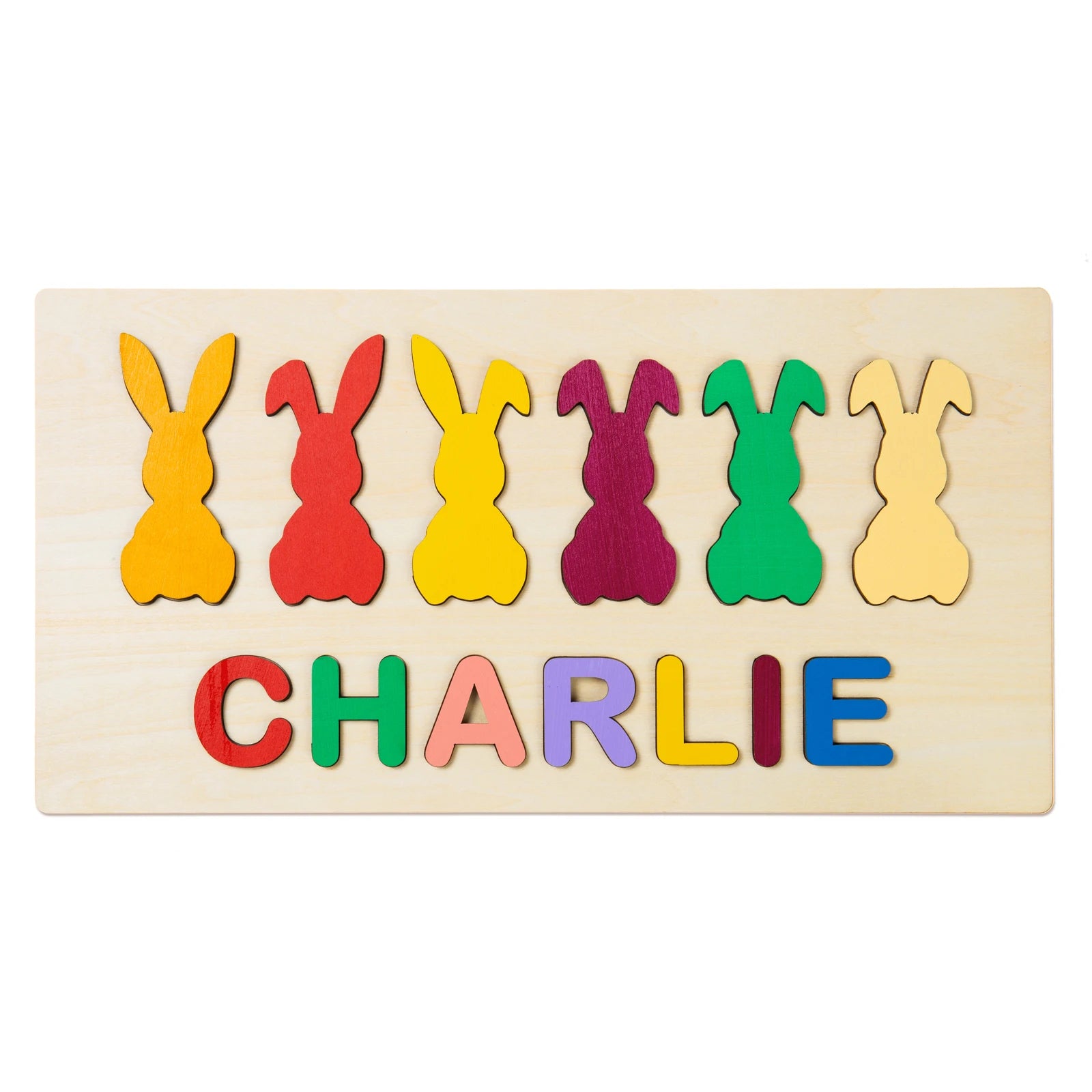 Personalized Wooden Custom Animal Name Puzzle