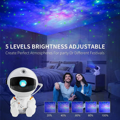 Astronaut Galaxy Night Light Stars Projector