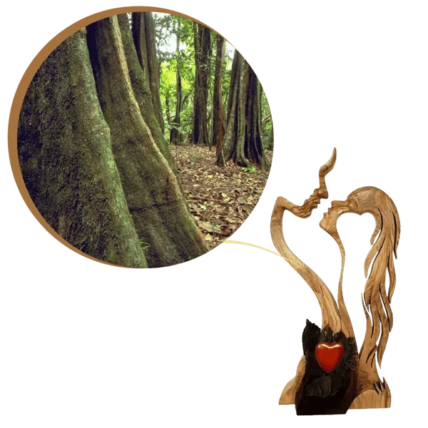 Love Eternal Wooden Decoration Ornaments