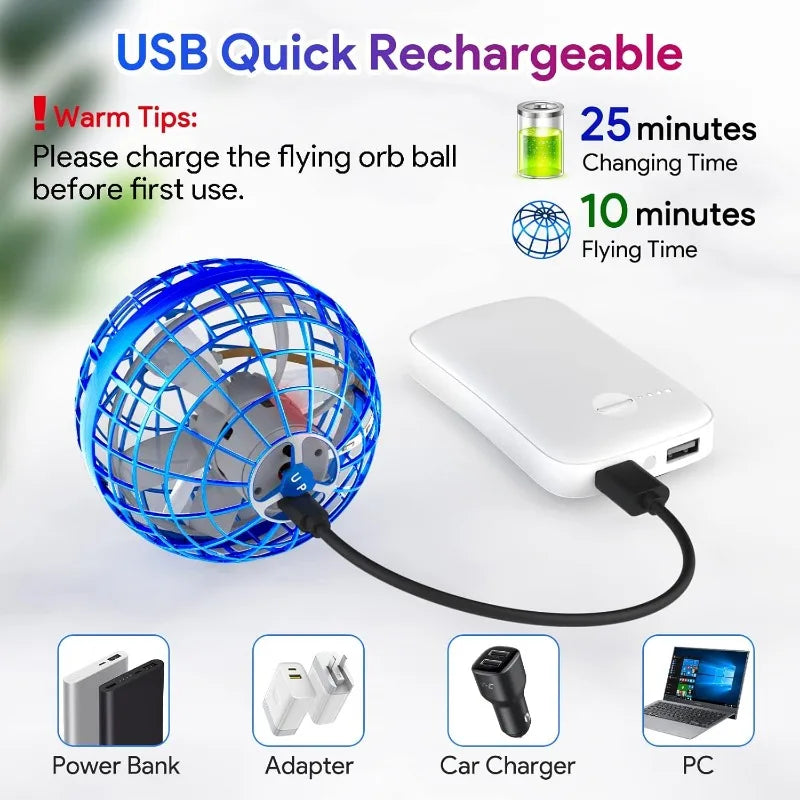Magic Hoverball LED Flying Spinner