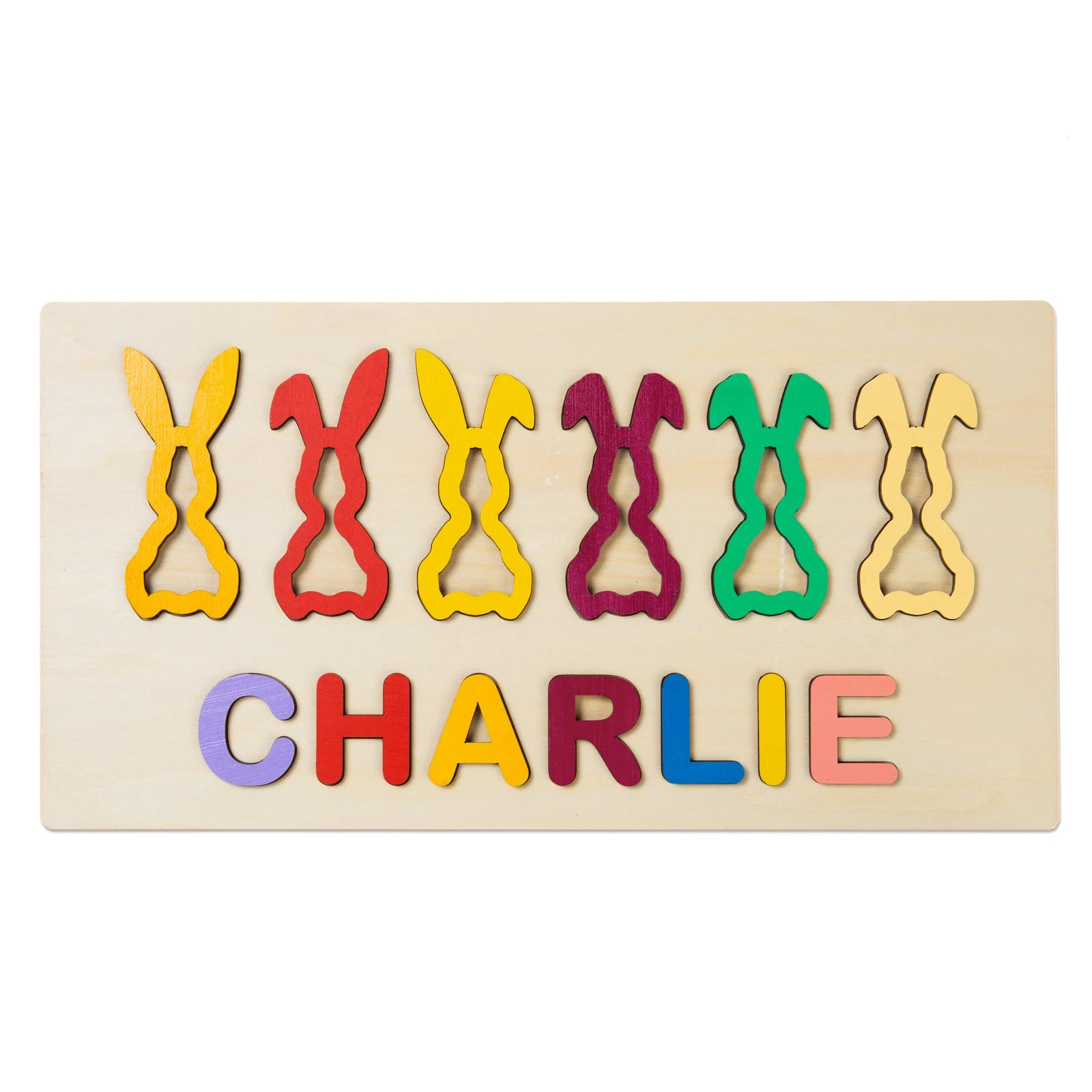 Personalized Wooden Custom Animal Name Puzzle
