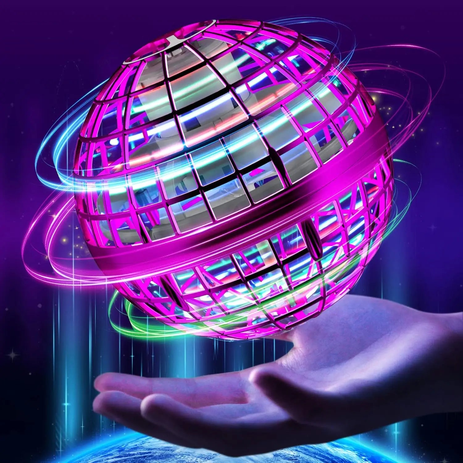 Magic Hoverball LED Flying Spinner